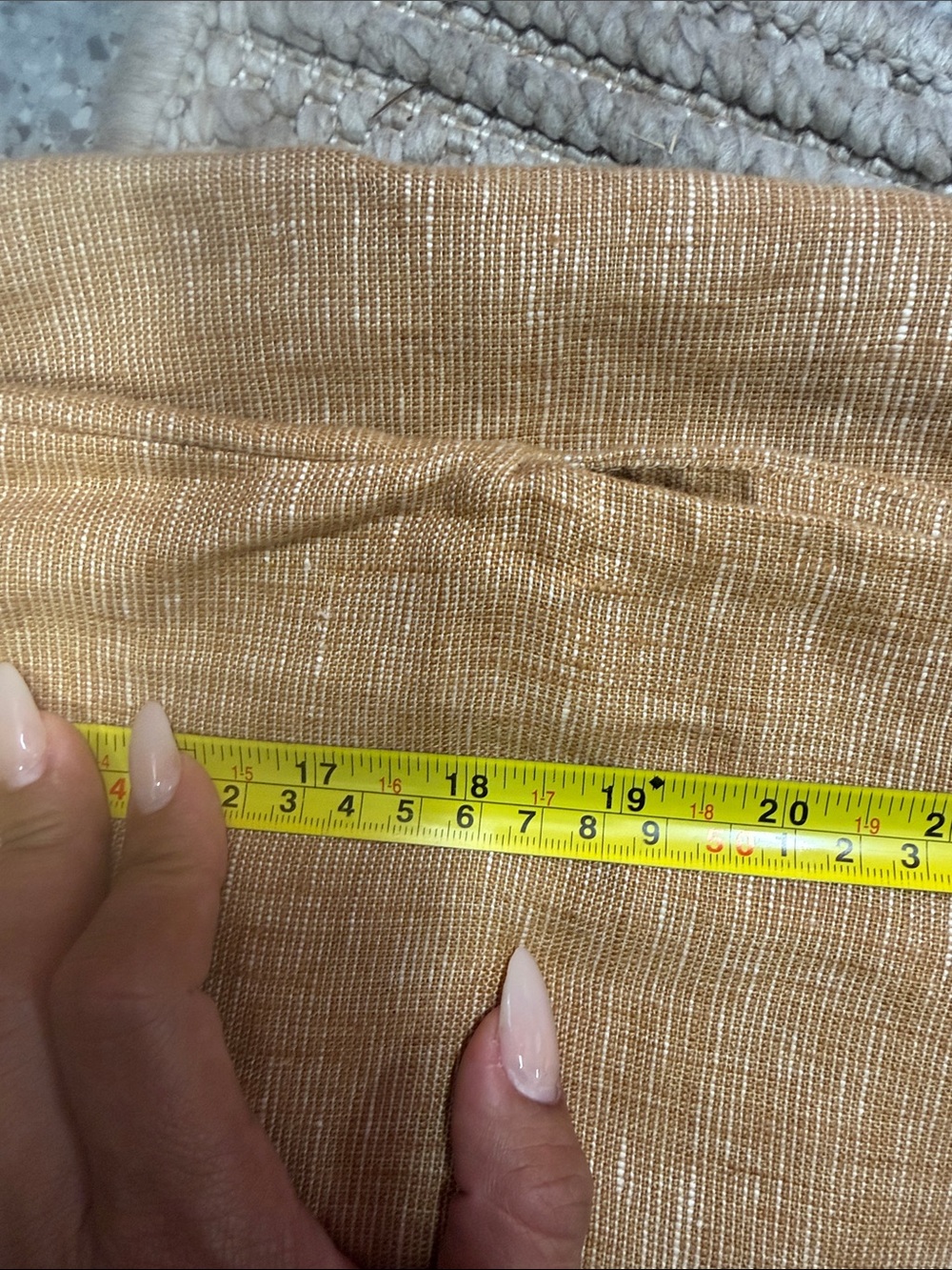 Posse Nancy Linen Pencil Maxi Skirt Walnut Medium M - Picture 11 of 12